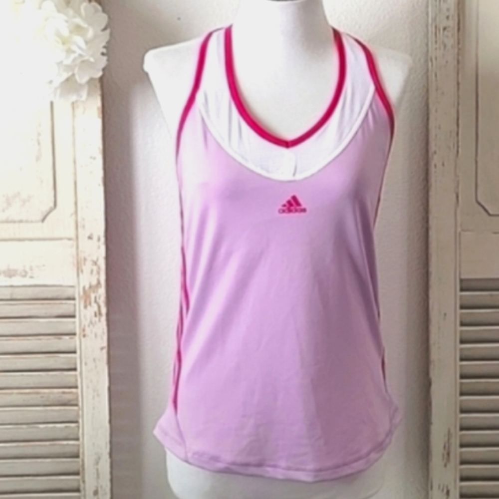 NWT, Adidas medium support racerback tank top women's size medium
